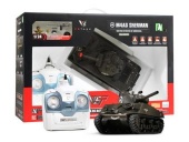 Танк р/у US M4 Sherman, 4 канала, пневмо пушка