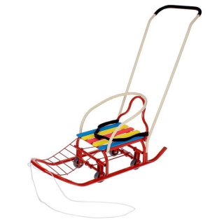 Санки Кирюша-4К+ красные