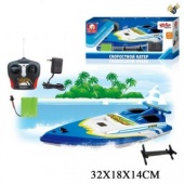 Катер р/у, 4 канала, аккум., эл.пит.не вх.в комплект, коробка