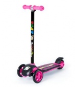 Самокат 3-х колесный Розовый