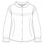 Блузка для девочек BACK TO SCHOOL GIRL Coccodrillo