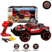 Монстр трак р/у  ПМ 010, аккум., 15км/ч, лексановый корпус, красн.