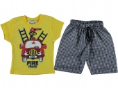 Костюм двойка желтый для мальчика Babexi