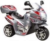 Мотоцикл эл., серебр., аккум 6V/4AH,12W