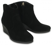 Leigh Suede Wedge Bootie