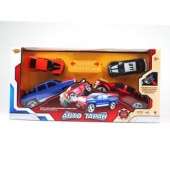 Игр.набор Автотаран, машина р/у 2шт., 4 канала, звук,свет, эл.пит.3*AA (машина), 2*AA (пульт) не вх.