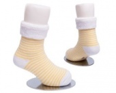 Носки желтые детские махровые Lansa