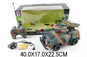Военная машина р/у,  4 канала, 3D свет, музыка, аккум., в ассортименте