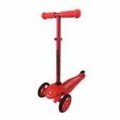 Самокат Moby kids, свет., упр.наклоном, рег.рул.стойка, красн.