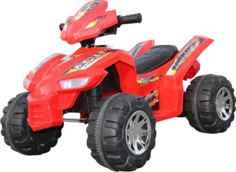 Квадроцикл эл., красный, аккум 6V/7AH,2*18W