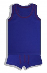 Комплект белья темно-синий для мальчика L-Teks