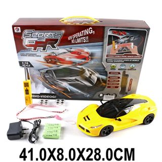 Машина р/у, 1:16 Спортивная, аккум, эл.пит.вх.в комплект