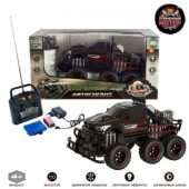 Внедорожник Автогиганты  р/у, трехосный, 6 надувных колес, 4 канала, аккум.