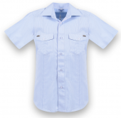 Рубашка голубая с коротким рукавом школа 717044 Pinetti