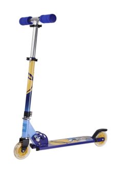 Скутер X-Match Cool Cat, 100 мм PVC со светом, желт.