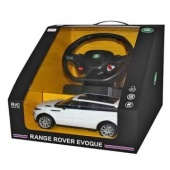 Машина р/у 1:14 Range Rover Evoque с рулём управления,свет,звук, mp3, в асс-те