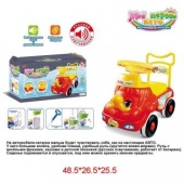Каталка Мое первое авто, свет, русское озвучивание, батарейки не входят в комплект