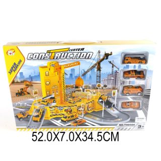 Паркинг Стройплощадка, 2 уровня, 4 машины