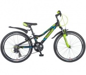 Велосипед NOVATRACK 24", ACTION, черный, рама алюм, Shimano 21 speed