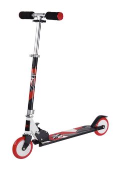 Скутер X-Match WOW Animals, 125 мм PVC, красн.-сер.