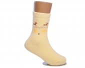 Носки желтые детские махровые Lansa