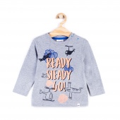 Футболка с дл.рукавом для мальчиков AIRCREW Coccodrillo