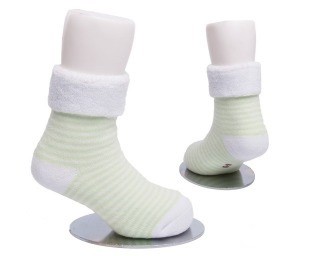 Носки зеленые детские махровые Lansa