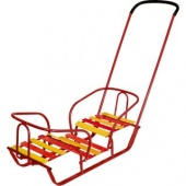 Санки для двойняшек красный