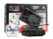 Танк р/у German Tiger I, 4 канала, пневмо пушка