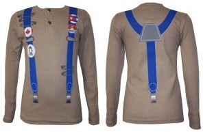 Футболка с рукавом для мальчика бежевая L-Teks