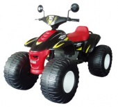 Квадроцикл эл. чер-крас.120см., Биг Бич Рейсер,12В