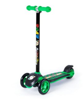 Самокат 3-х колесный Зеленый