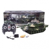 ДЕФЕКТ УПАКОВКИ Танк р/у Боевой, 3 канала, аккум., эл.пит.вх в комплект