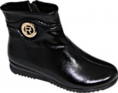 Ботинки черные для мальчика RL5821