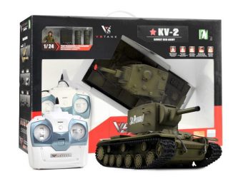 Танк р/у Soviet Red Army KV-2, 4 канала, пневмо пушка