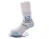 Носки голубые с тормозами детские Lansa