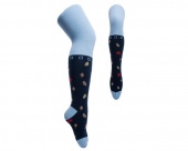 Колготки детские голубые lansa