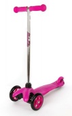 Самокат Moby kids , управление наклоном, звонок, роз.