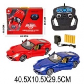 Машина p/у, 1:18, 4 канала, двери откр., метал., аккум., эл.пит. вх.в компл.