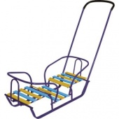 Санки для двойняшек синий