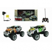 Машина р/у, Граффити, 4 канала, свет, звук, аккум., эл.пит.не вх.в комплект, в ассортименте