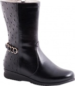 Сапоги черные для девочки RL5825