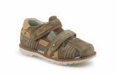 Сандалии детские бежевые коричневые для мальчиков Sursil-Ortho