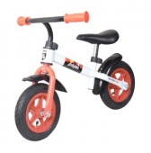 Беговел Moby Kids KidRun 10, 10" надувн. кол., пластиков. обод. Крылья, бел-красн.