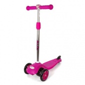 Самокат Moby kids, управление наклоном, фонарик, рег.рул.стойка, роз.