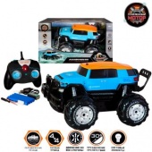 Внедорожник Амфибия 4*4 р/у, 1:10, управление на земле и на воде, надувные колеса, 4 канала, аккум.
