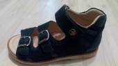 Сандалии темно-синие бархат для мальчика Mymini