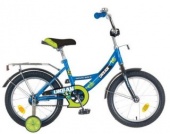 Велосипед NOVATRACK 20", URBAN, синий, тормоз нож., цветн.крылья, багажник хром.