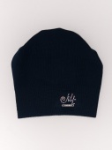Шапка детская для девочек весна осень темно-синяя модный тренд Миалт