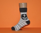 Носки серые детские с тормозами якорь Lansa